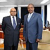 S.E M Mohamed-Siad Doualeh et le Dr Hamadoun Toure